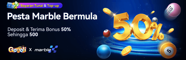 Pesta Larian Manik · Ganjaran Meletup 50%