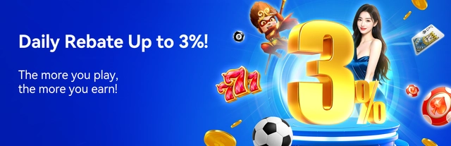 Daily Rebate Up To3%